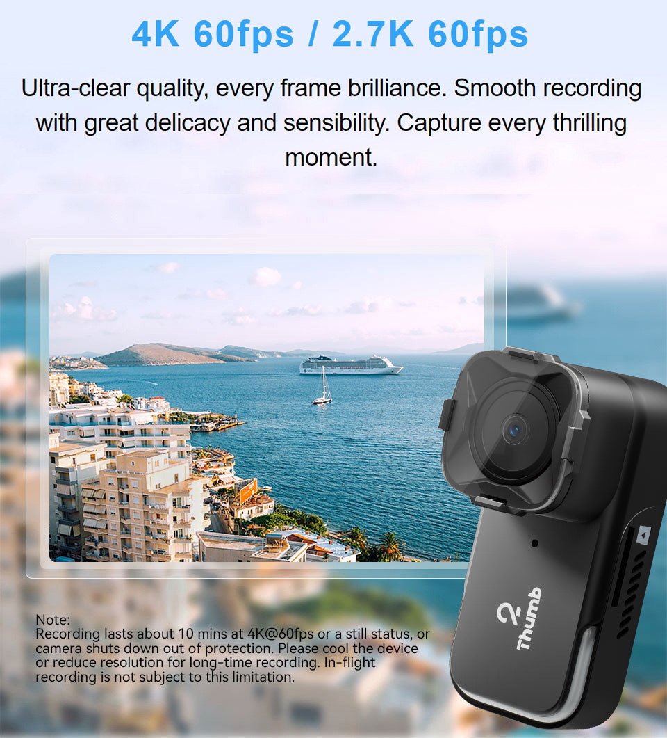 Drone Camera - New Version RunCam Thumb 2 4K