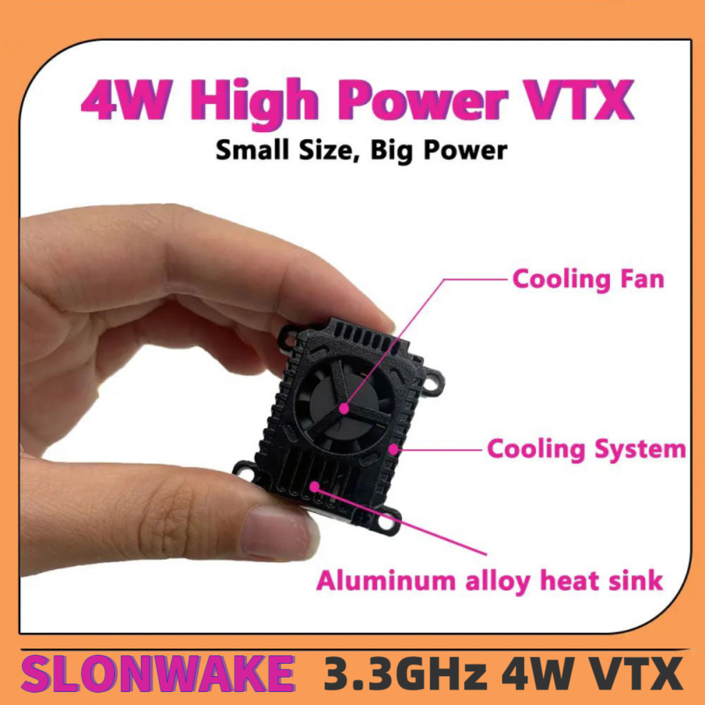 SLONWAKE FPV 3.3G 16CH 4000mW  - Drone Frame reseña y precio