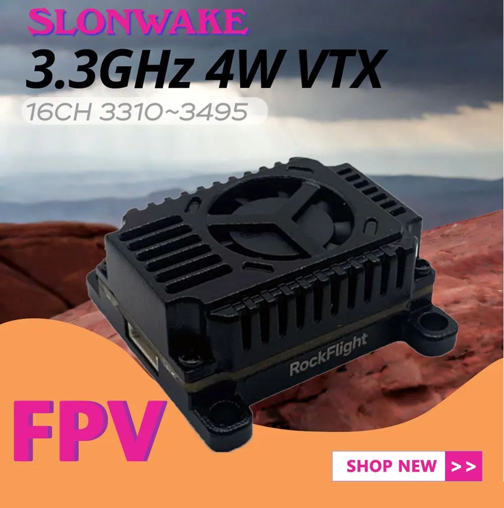 SLONWAKE FPV 3.3G 16CH 4000mW  - Drone Frame reseña y precio