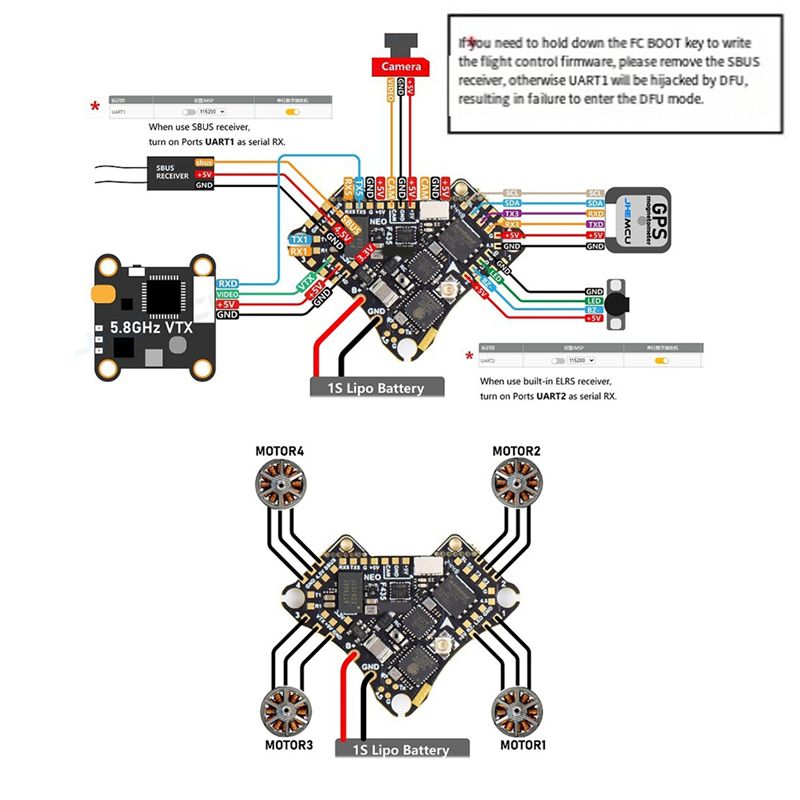 FBIL-F435 NEO 1S AIO Flight Co - Drone Flight Controller reseña y precio