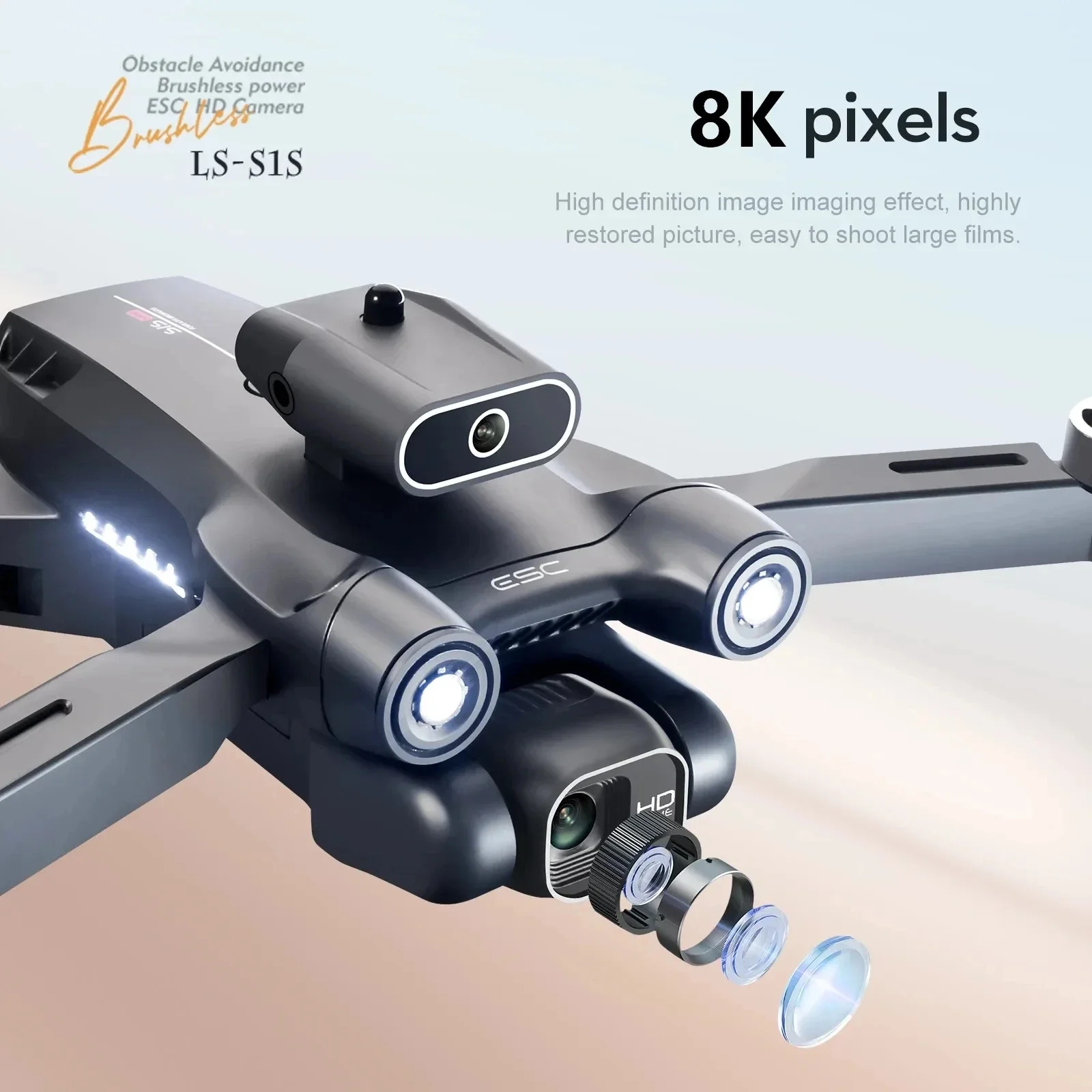 New S1S 5G GPS Drone Camera 8K - Drone Gps Mount reseña y precio