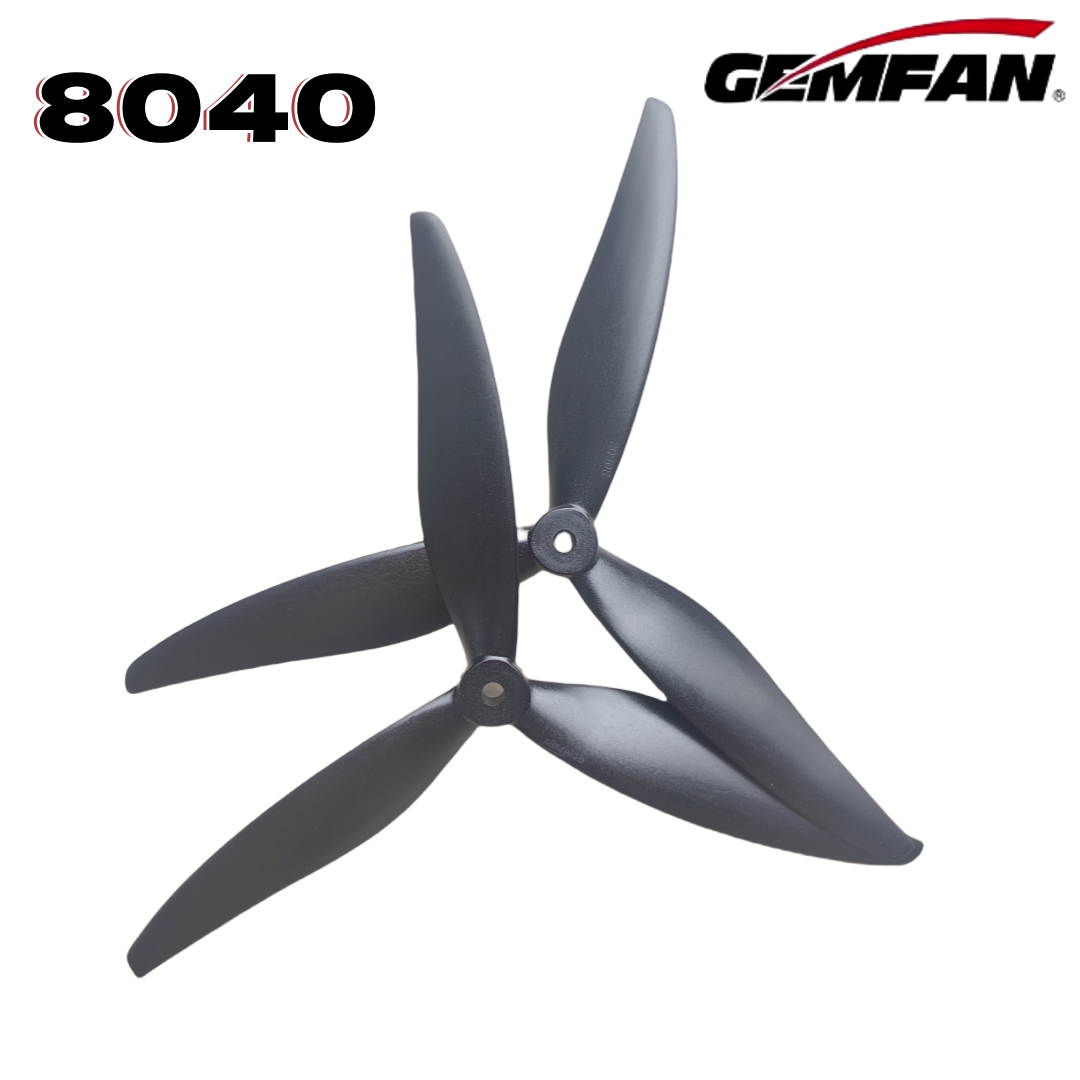 Gemfan 8040 8X4X3 3-blade 8-in - Drone Propeller reseña y precio