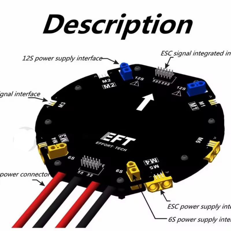 EFT Large Current Power Distri - Drone Battery reseña y precio