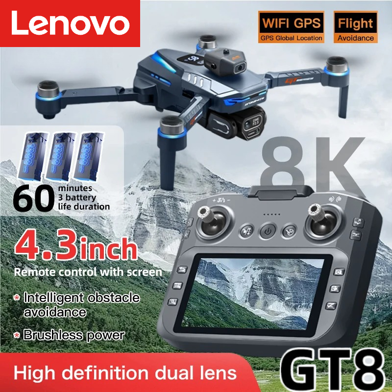 Lenovo GT8 Drone 8K Profession - Drone Gps Mount reseña y precio