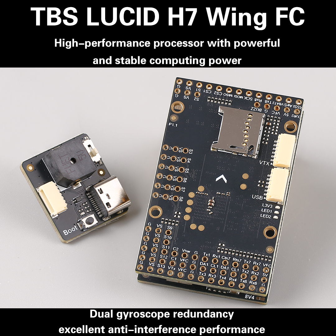 TBS LUCID H7 WING FC Dual Gyro - Drone Flight Controller reseña y precio