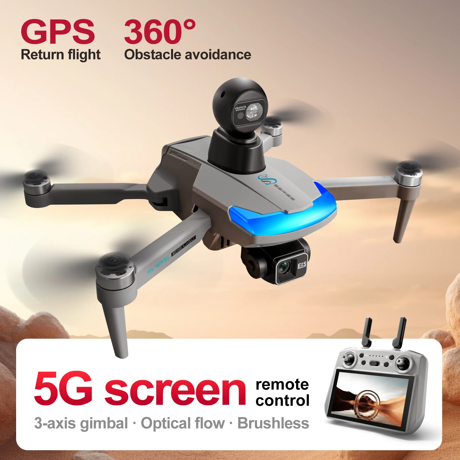 S185 Professional Drone 2.7K H - Drone Gps Mount reseña y precio