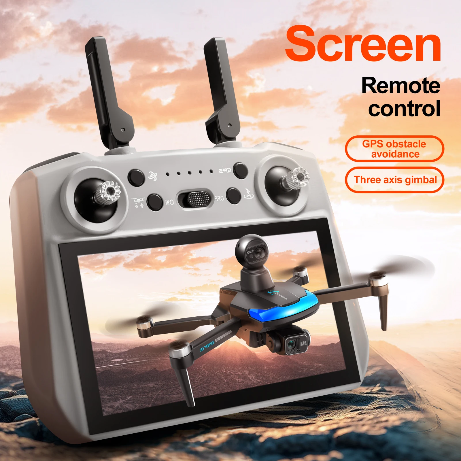 S185 Professional Drone 2.7K H - Drone Gps Mount reseña y precio