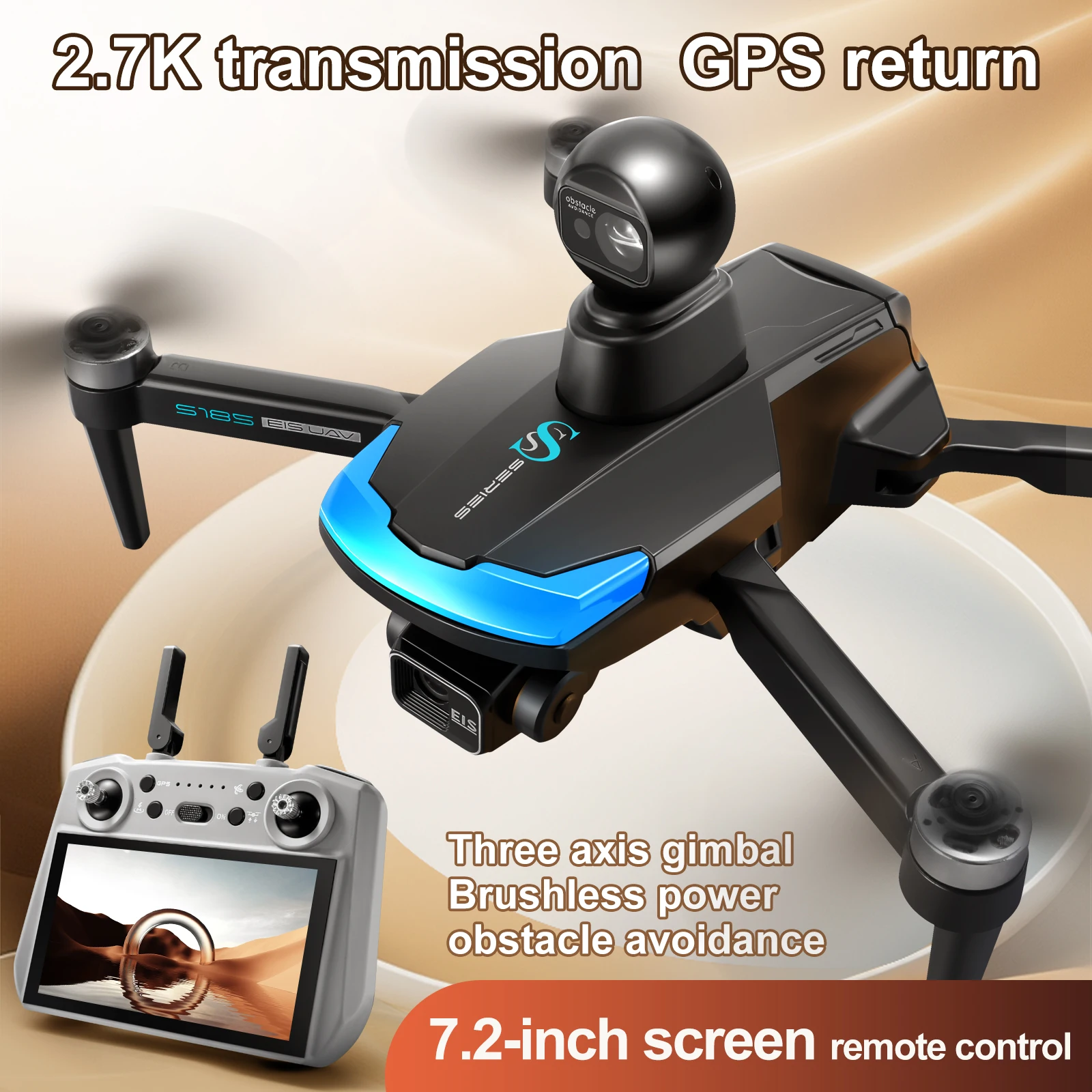 S185 Professional Drone 2.7K H - Drone Gps Mount reseña y precio