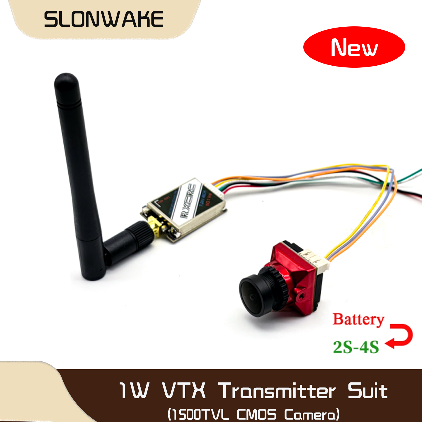SLONWAKE  5.8G 48CH 1W VTX 100 - Drone Frame reseña y precio