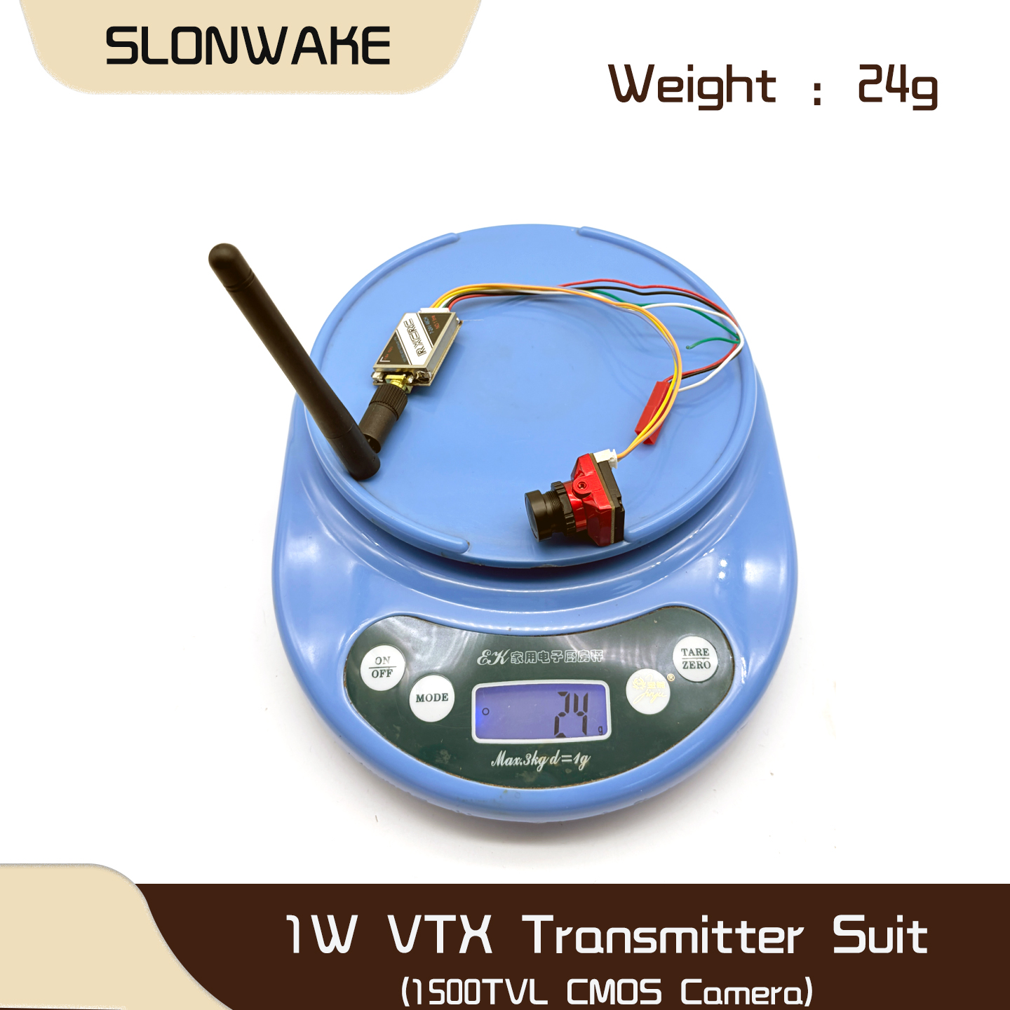 SLONWAKE  5.8G 48CH 1W VTX 100 - Drone Frame reseña y precio