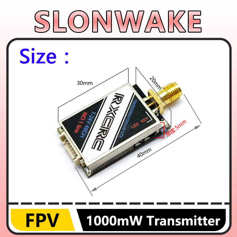 SLONWAKE  5.8G 48CH 1W VTX 100 - Drone Frame reseña y precio