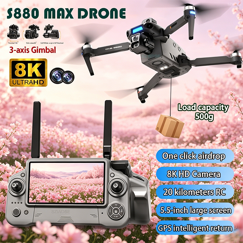 2026 New 8K Dual Camera Drone  - Drone Gps Mount reseña y precio