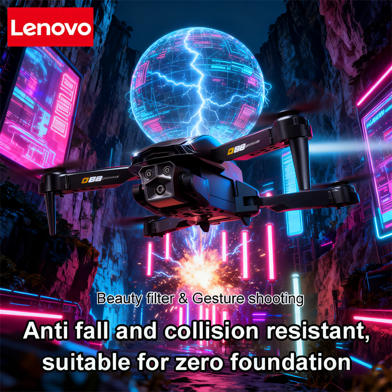 Lenovo D88 Drone 8K Aerial HD  - Drone Gps Mount reseña y precio