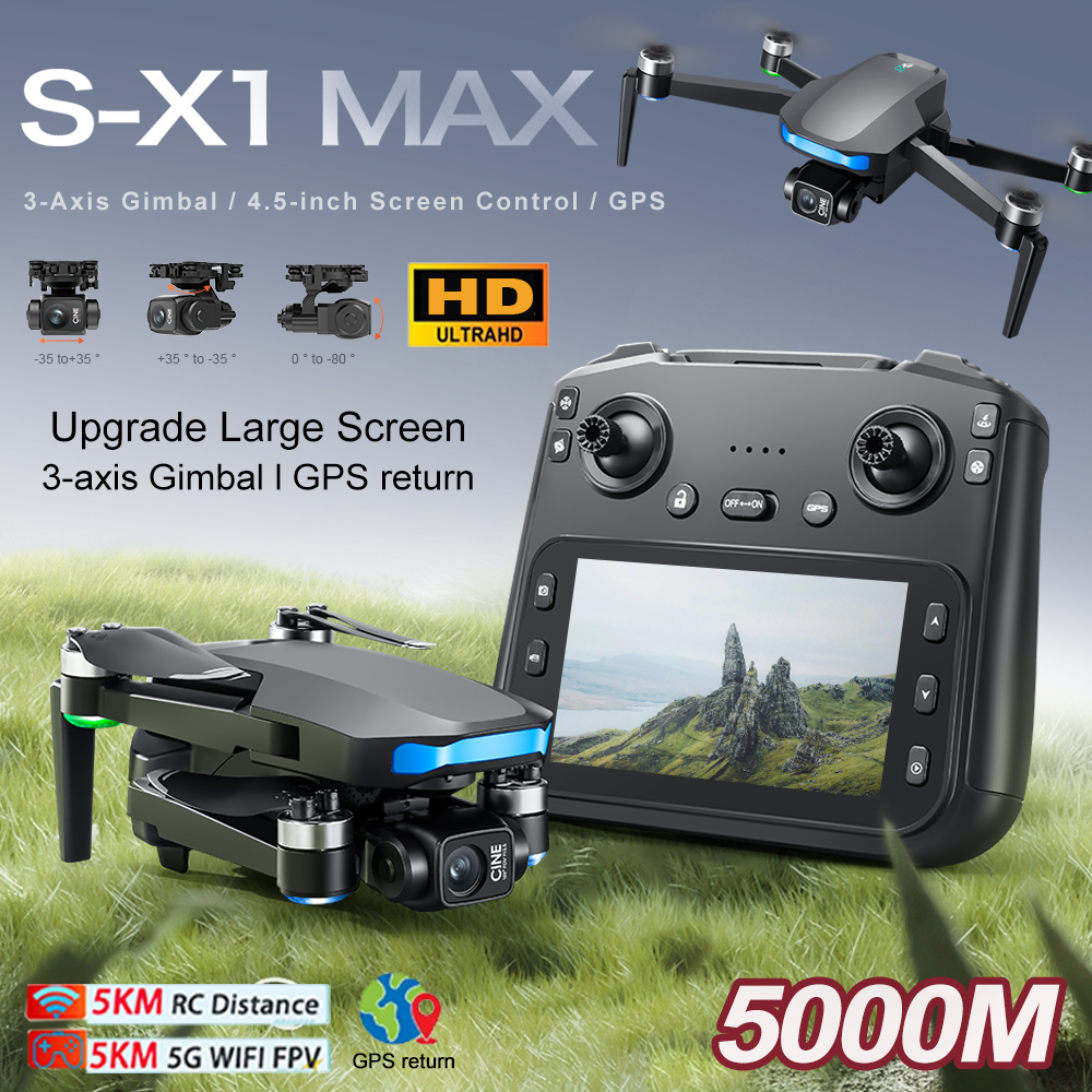 New S-X1 MAX Drone GPS 8K Prof - Drone Gps Mount reseña y precio