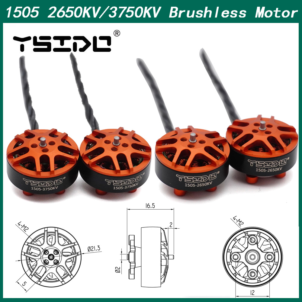 4PCS YSIDO 1505 2650KV 3750KV  - Drone Compass reseña y precio