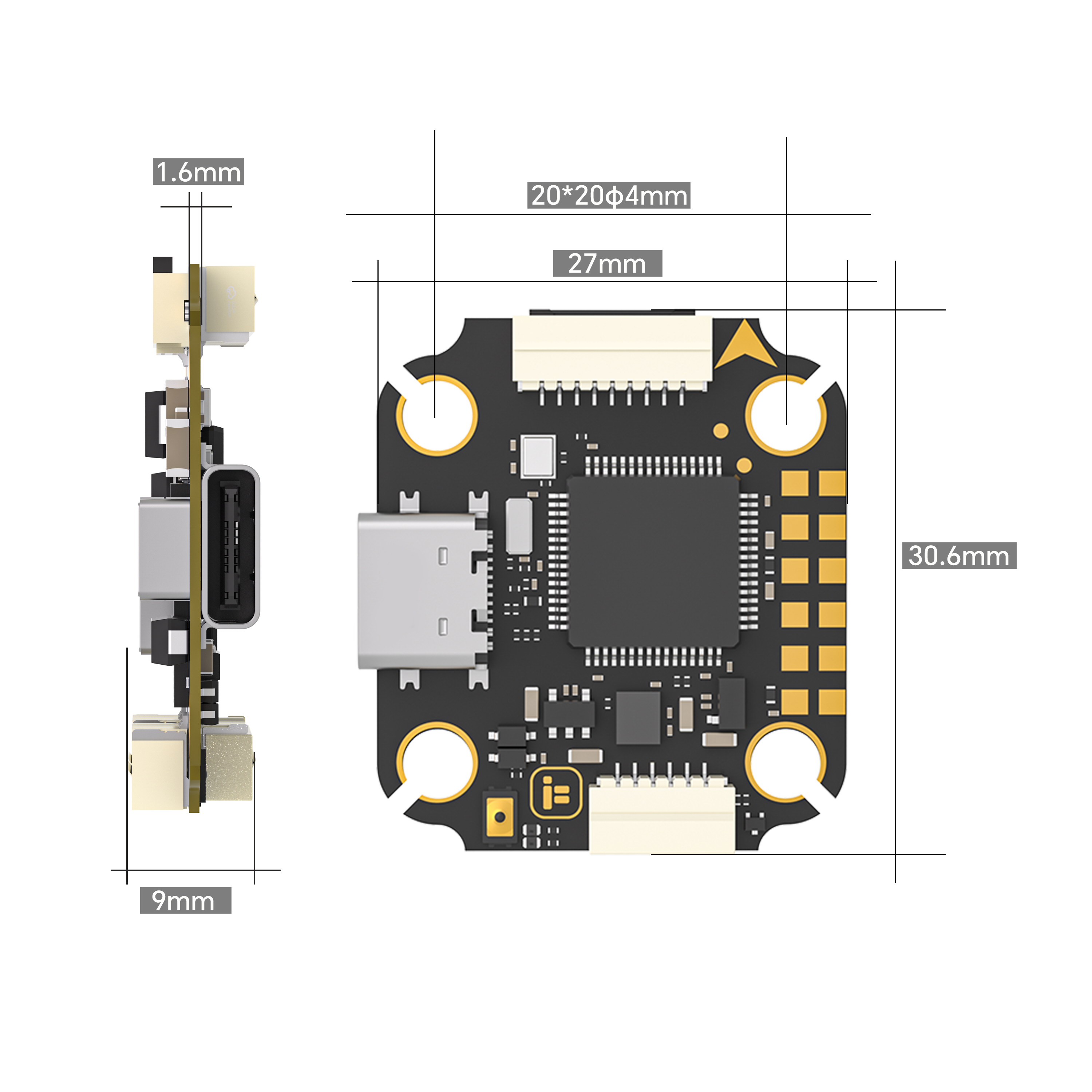 iFlight Borg F7 Mini Stack Fli - Drone Flight Controller reseña y precio