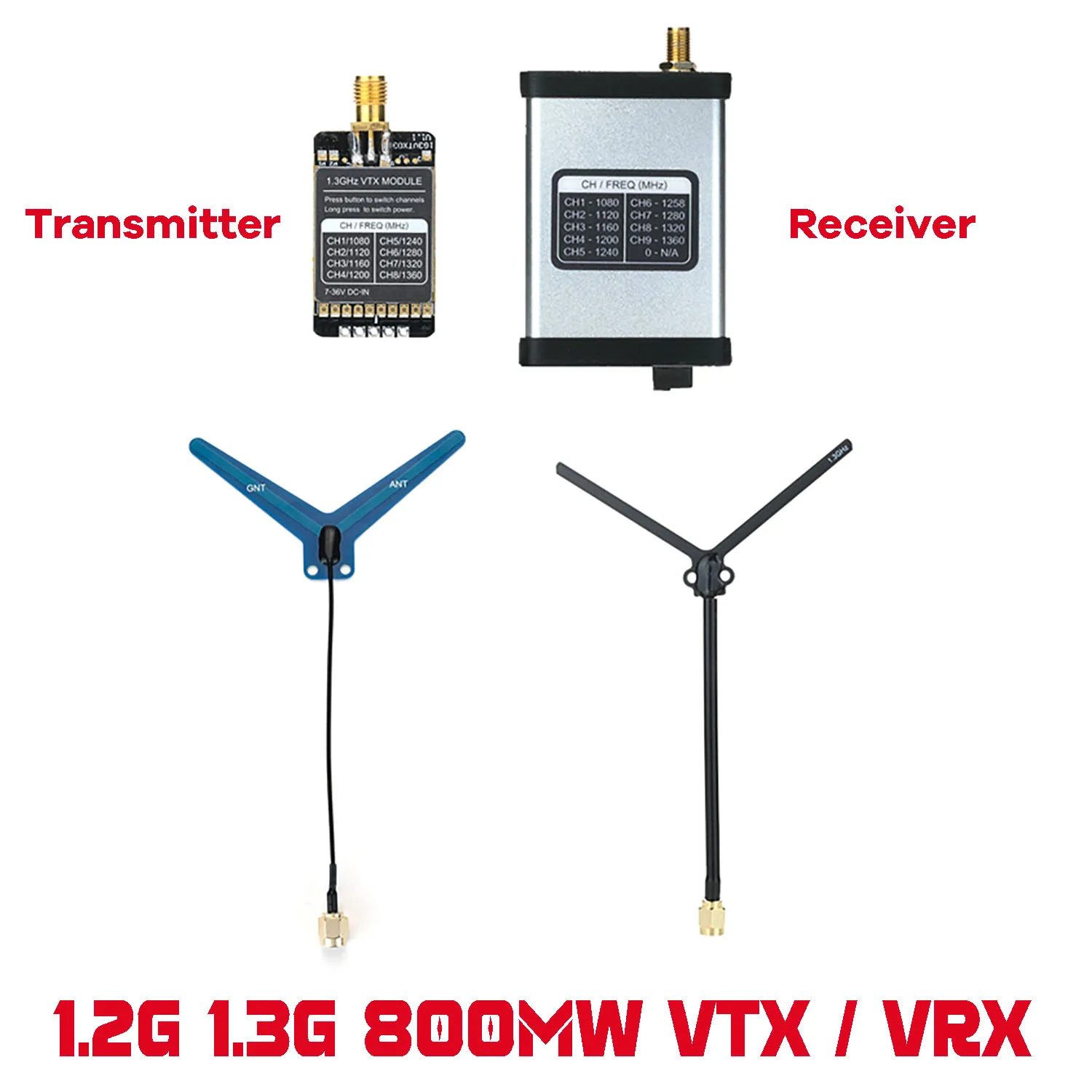 1.2G 1.3G 800mW VTX VRX Audio  - Drone Antenna reseña y precio